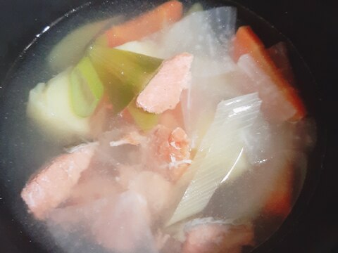 ◎三平汁(鮭のお吸い物)